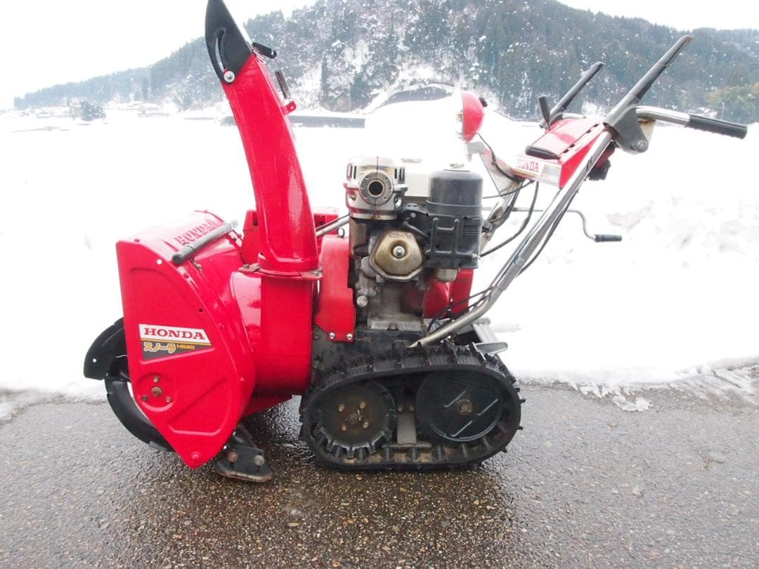 綺麗ホンダ除雪機HS80雪飛びます！！HONDAバッテリー新品実動富山