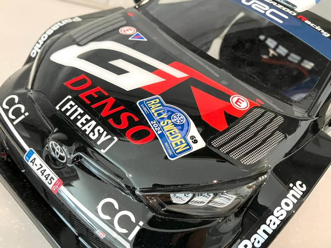 タミヤ RCボディ GRヤリス WRC2024 ラリースウェーデン ロバンペラ