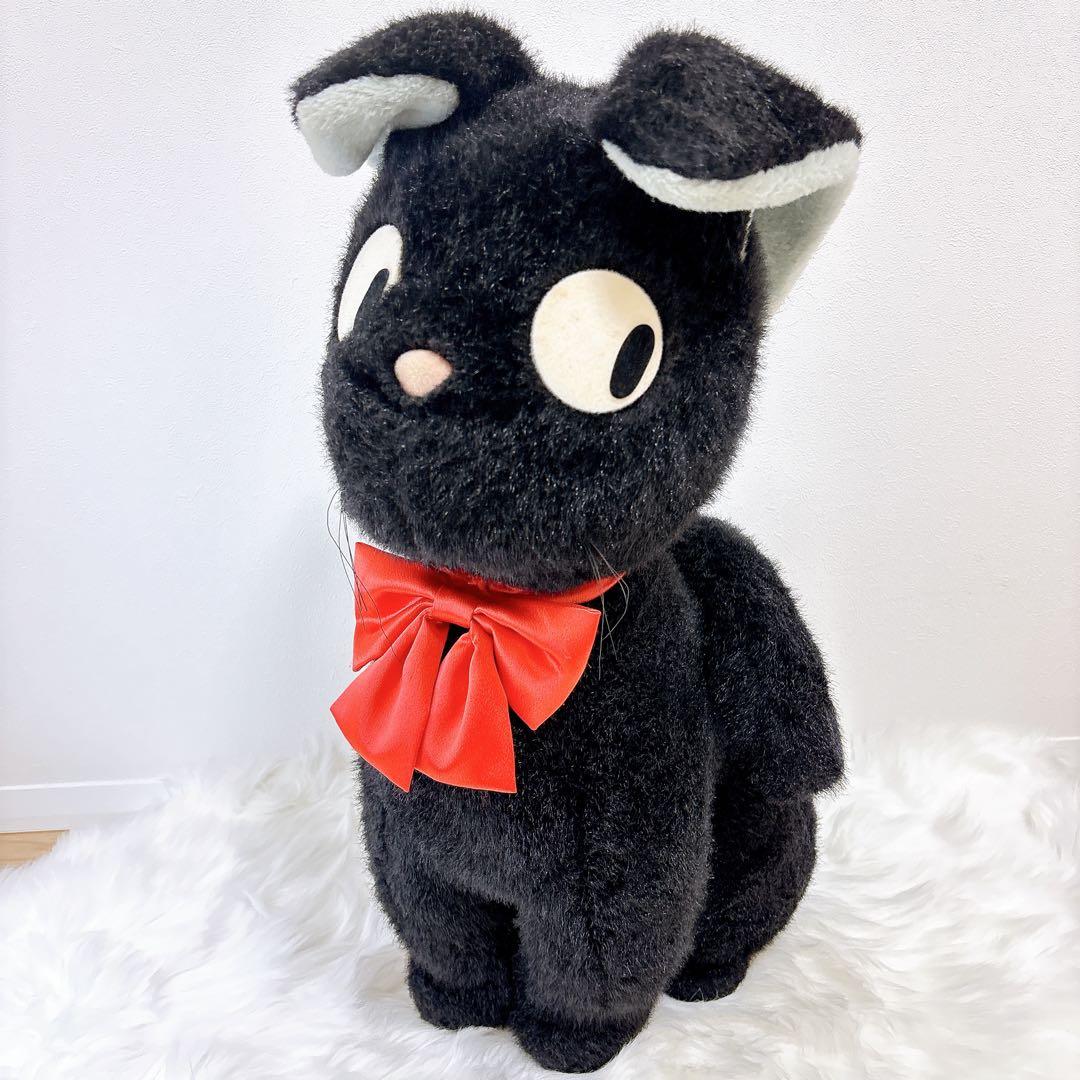 魔女の宅急便　ジジ　ぬいぐるみ　ねこ　スタジオジブリ　巨大　特大サイズ スタジオジブリ ジブリ グッズ 魔女の宅急便 ぬいぐるみ 黒猫ジジ L