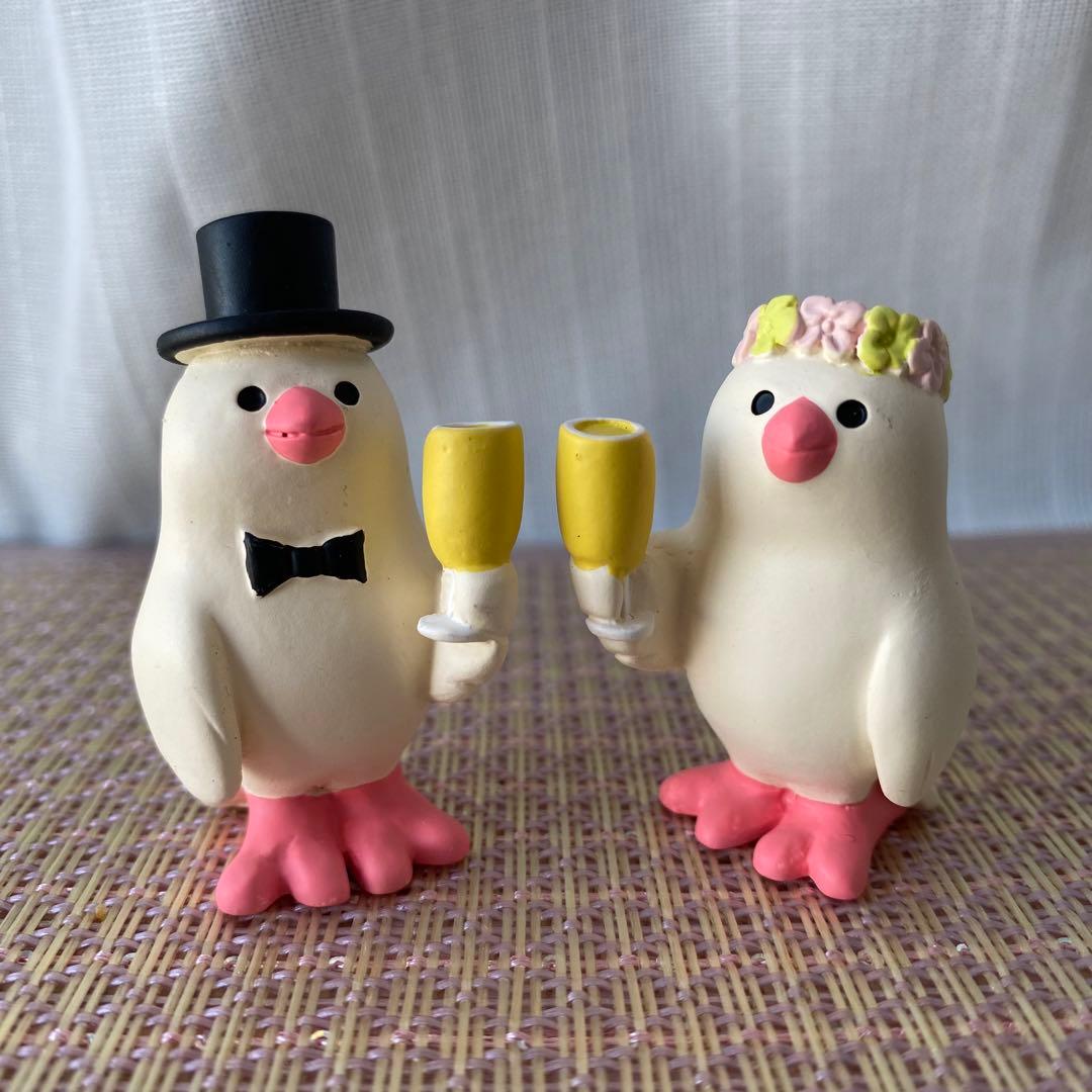 コンコンブル 乾杯文鳥 結婚式 ウェルカムドール ウェルカムスペース