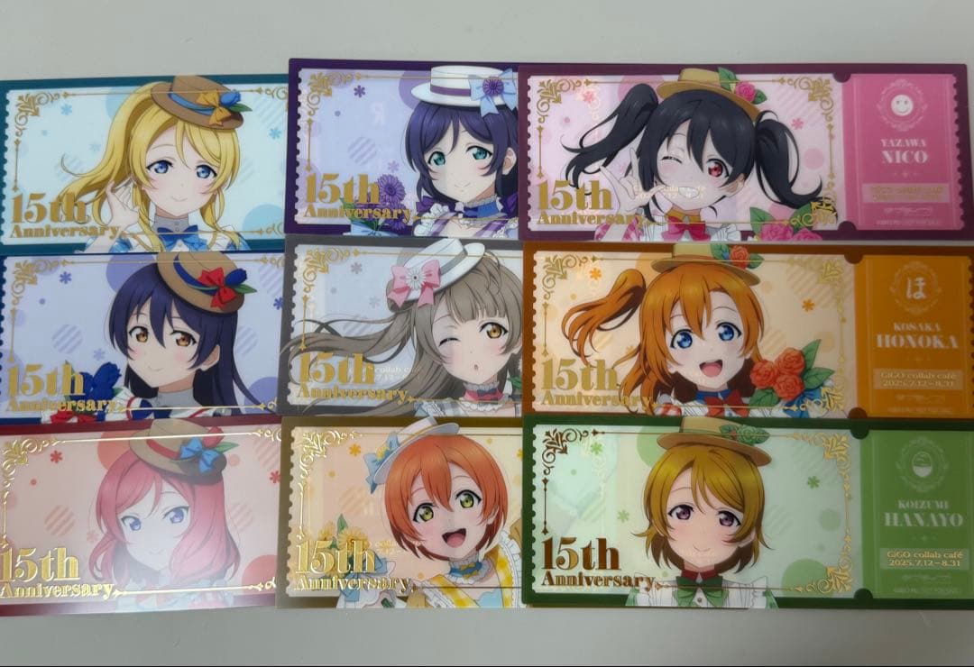 μ's ラブライブ gigo コラボカフェ コースター チケット - メルカリ