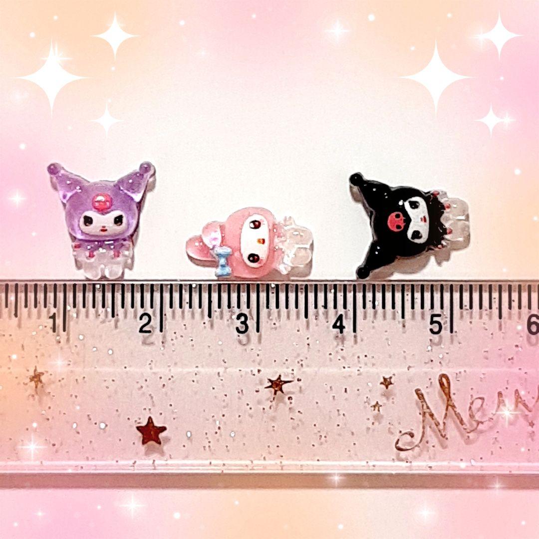 クロミ ネイルパーツ キャラクター 6個 マイメロ マイメロディ クロミ