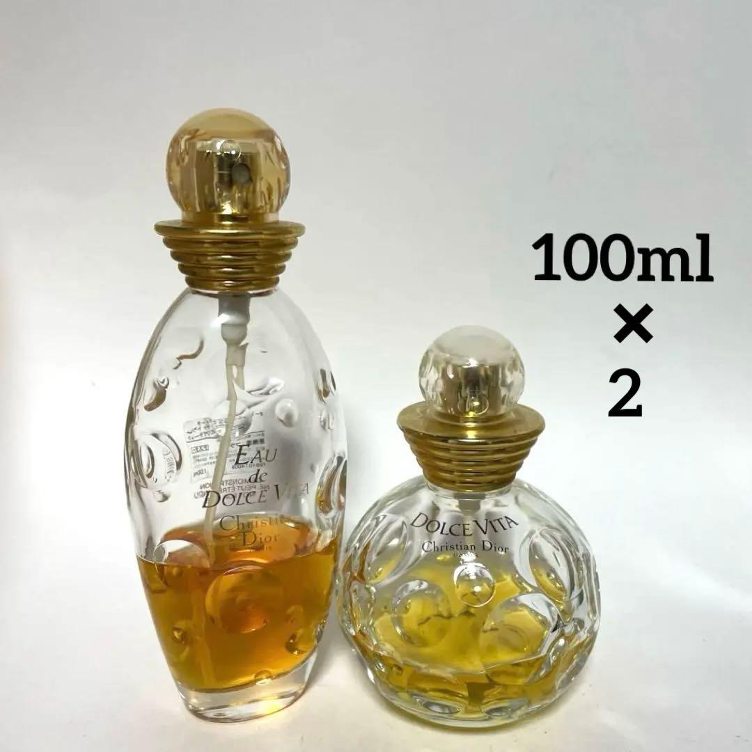 クリスチャンディオール ドルチェヴィータ オードトワレ 100ml 2本
