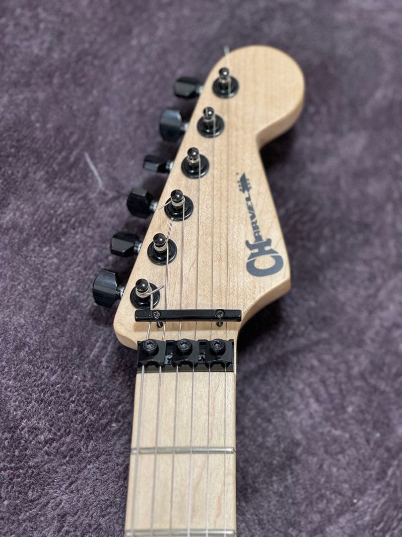 Charvel steve vai Green Meanie風MOD - メルカリ
