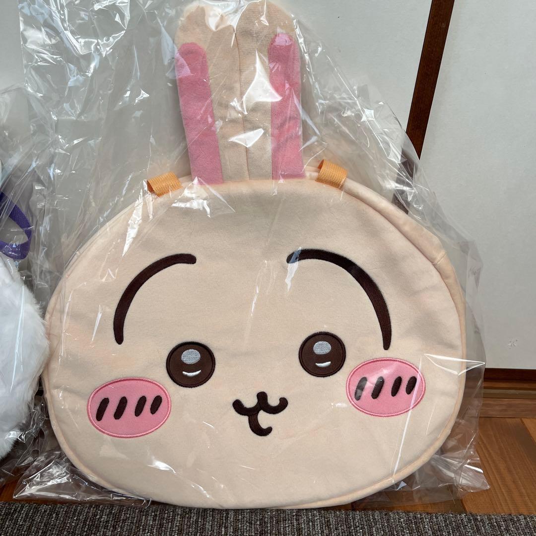 ちいかわおかおBIGボストンバッグ うさぎ、モモンガ 全2種コンプリート