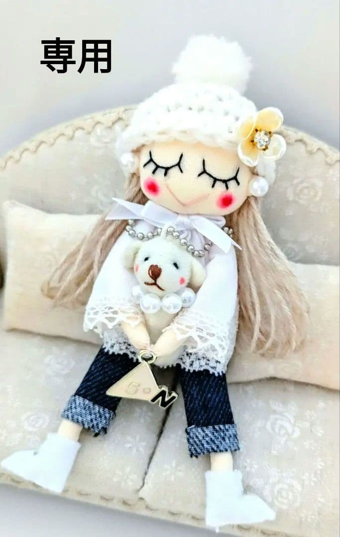 ハンドメイド ドールチャーム バッグチャーム お人形 楽天市場】送料無料 ドールチャーム バッグチャーム 人形 女の子