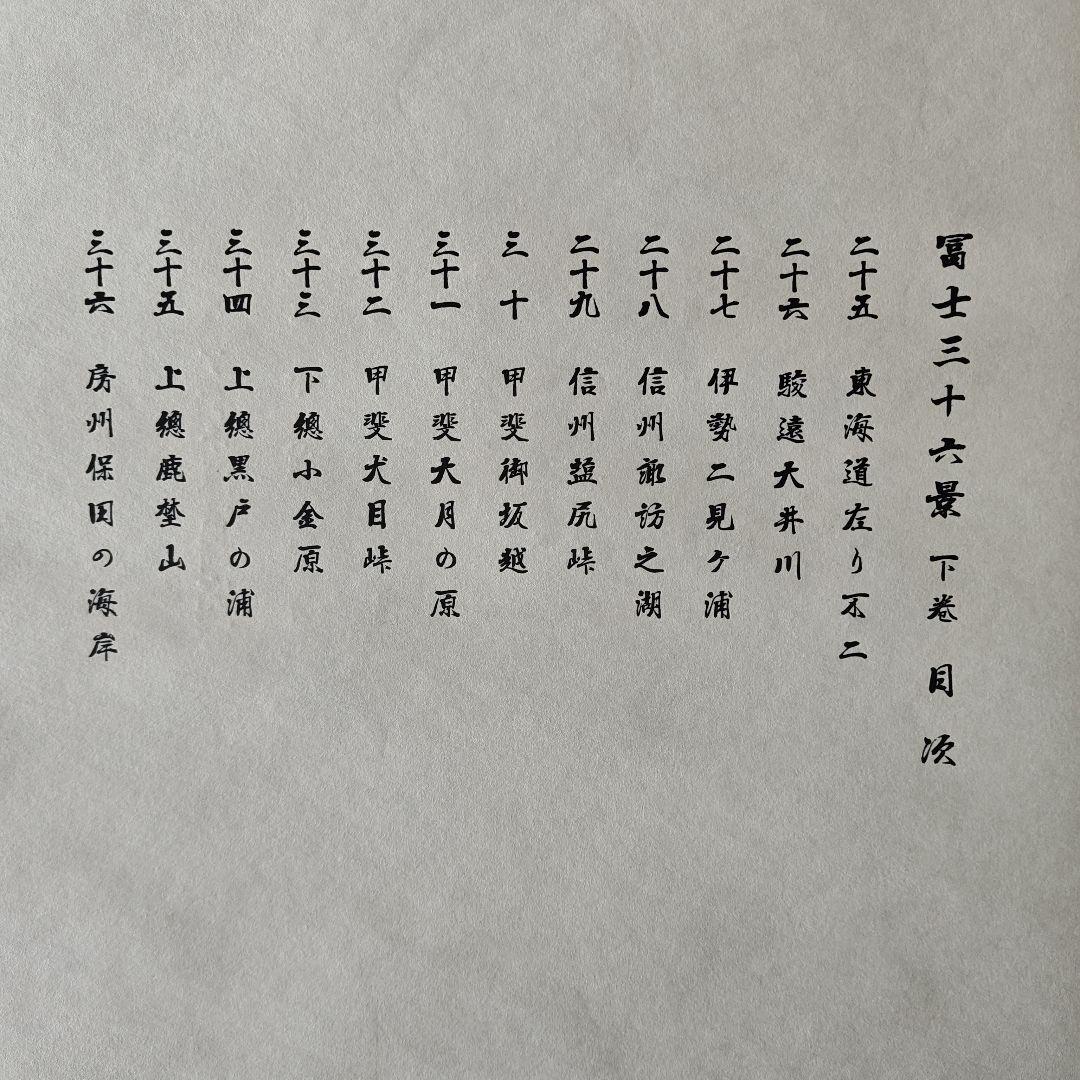 早い者勝ち 安藤広重 歌川広重 富士三十六景 全三巻・下 12点セット