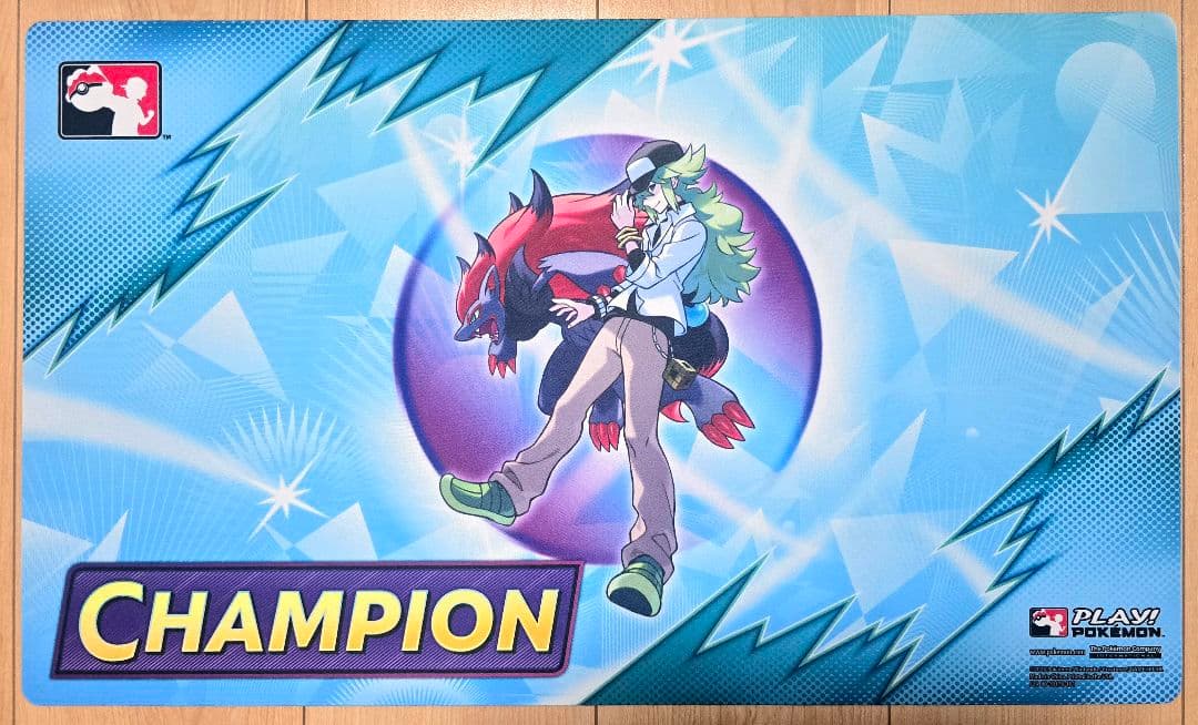 海外限定】2025 LC N ゾロアーク CHAMPION プレイマット - メルカリ