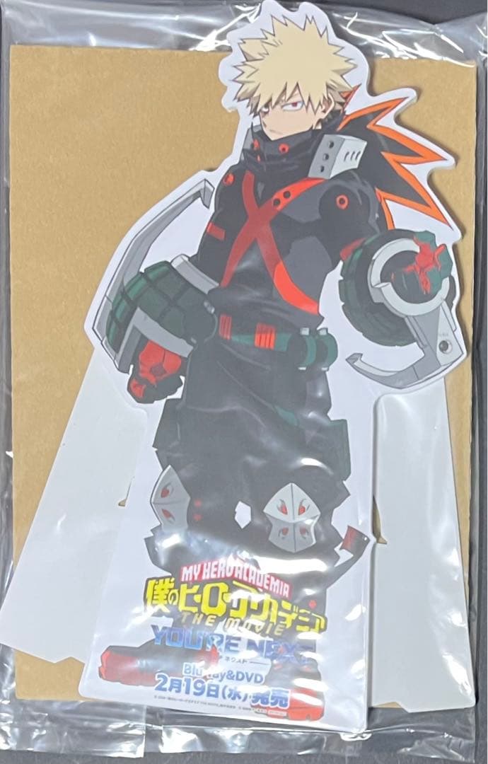 僕のヒーローアカデミア　ヒロアカ　ユアネクスト　ミニスタンディ　爆豪勝己 僕のヒーローアカデミア THE MOVIE ユアネクスト XrossLink フィギュア