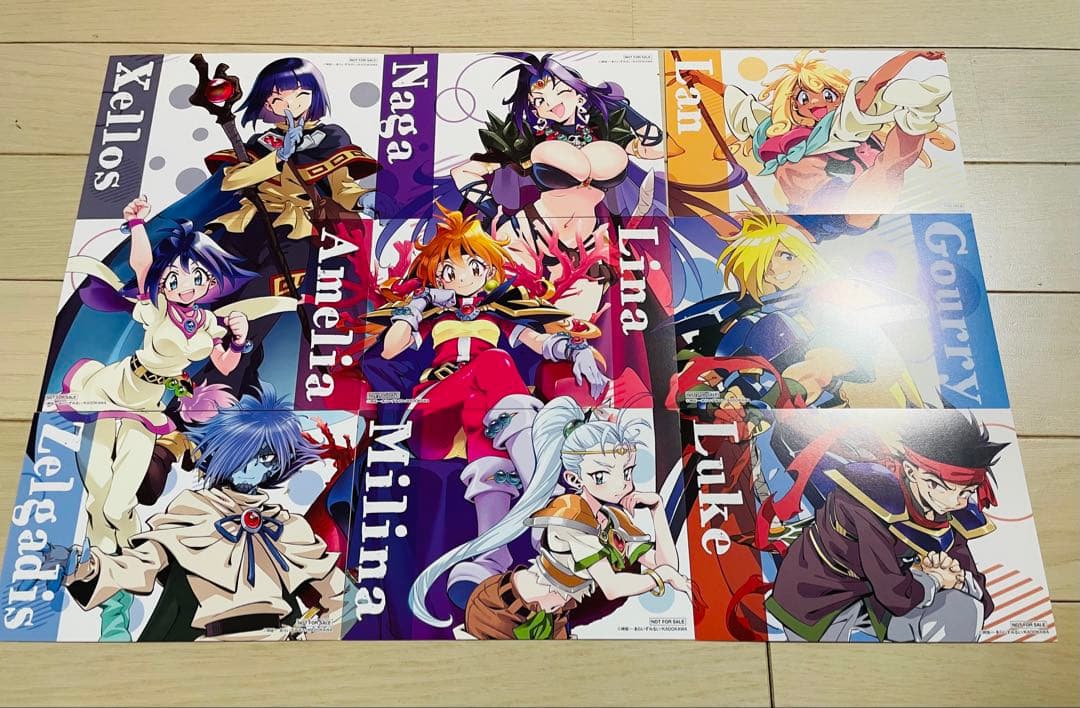 スレイヤーズ展 入場特典+ 当日券半券+特典カード 9枚セット - メルカリ
