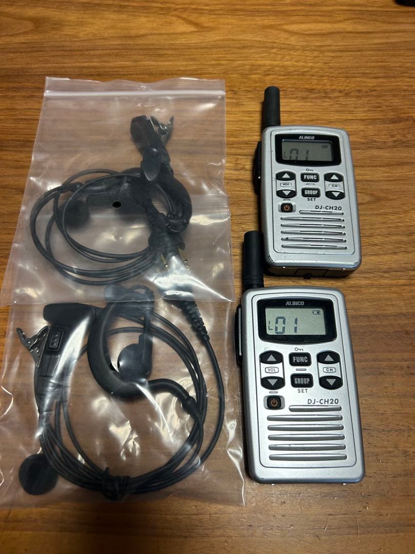 ☆☆アルインコDJ-CH20☆イヤホンマイク新品2台セット☆ FIELD GEAR（フィールドギア） アルインコ用 イヤホンマイク DJ-PB20