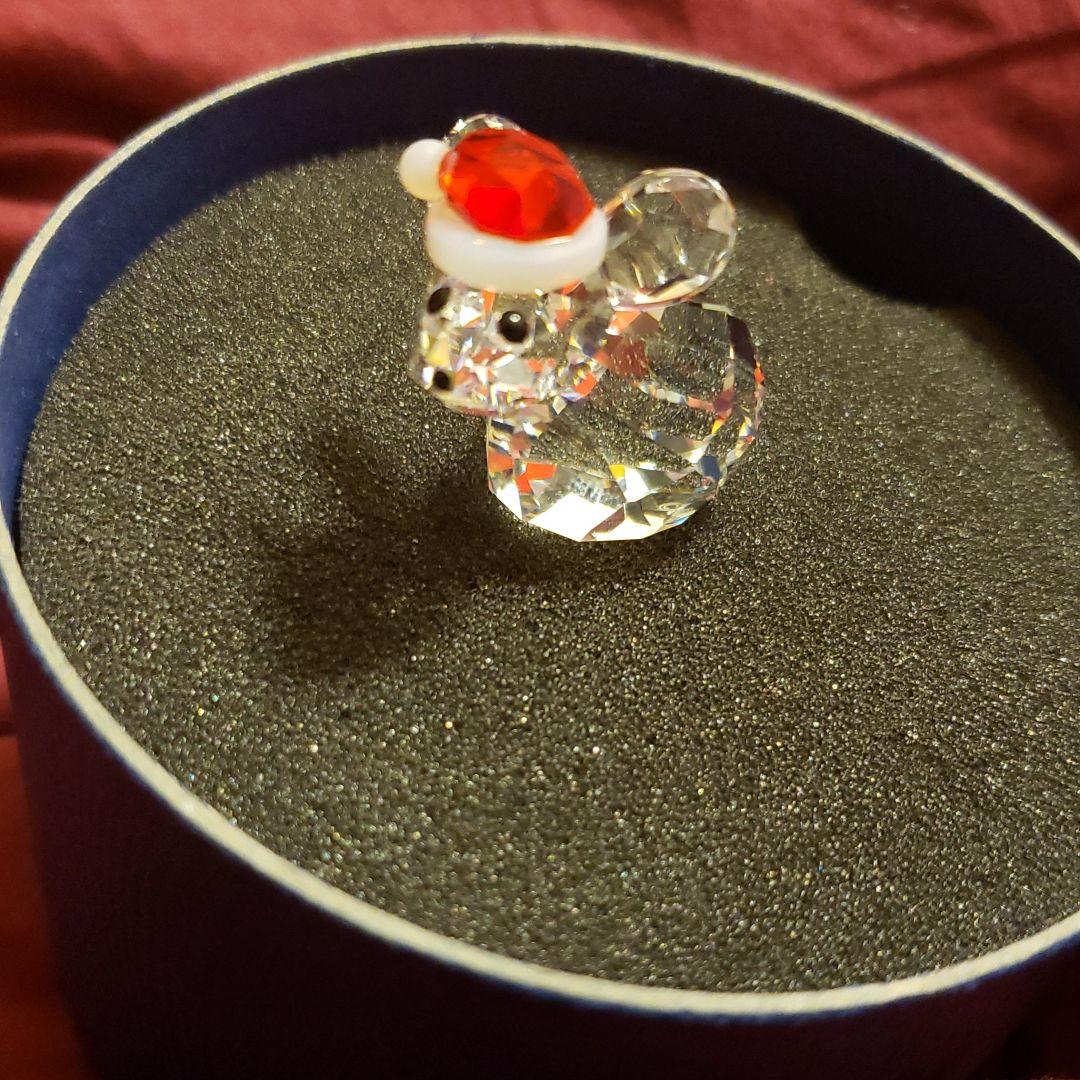 スワロフスキーネズミサンタ SWAROVSKI（スワロフスキー） 『ネズミ,サンタハット』 5135858