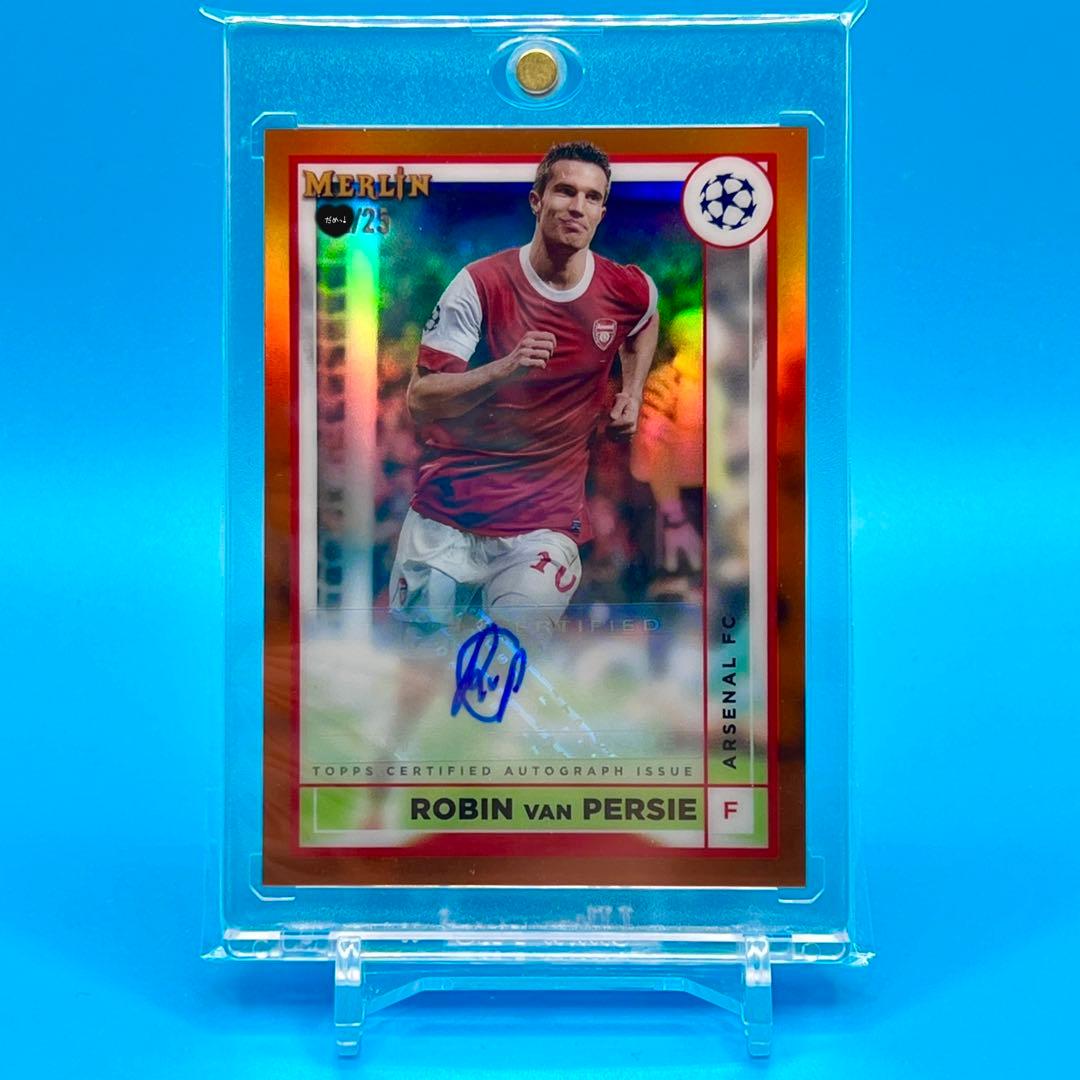 世界25枚！22-23 Topps VAN PERSIE Auto 直筆サイン - メルカリ