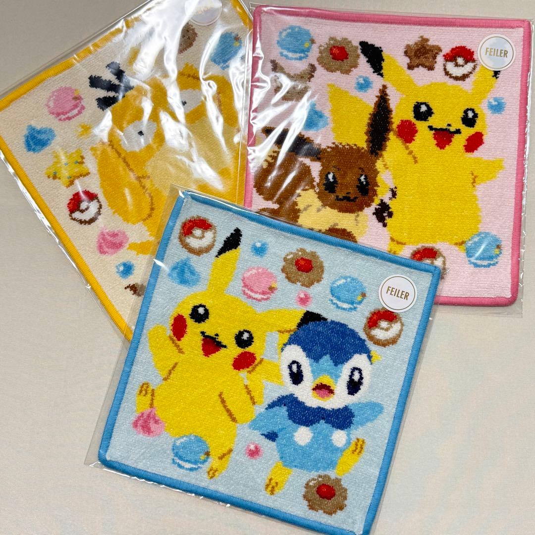 フェイラー ポケモン ハンカチ ピカチュウ イーブイ ポッチャマ