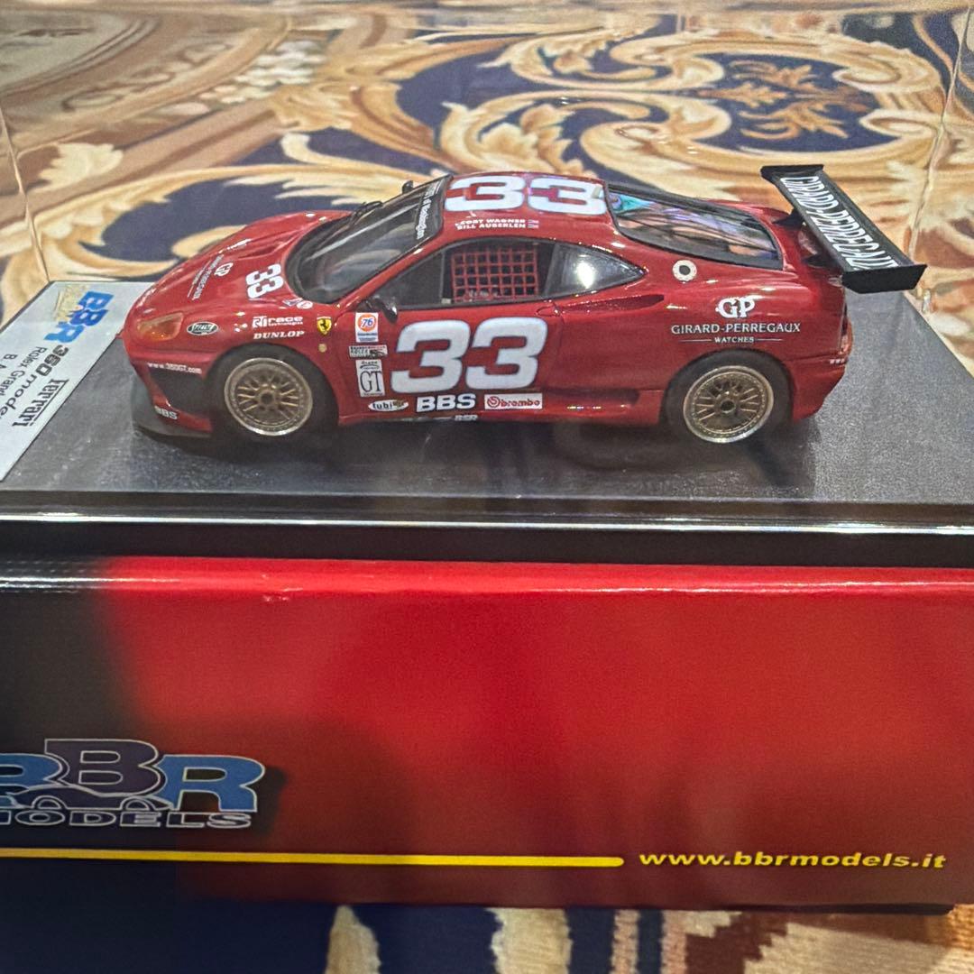 Ferrari 360 Modena N/GT BBRモデル 1/18 BBR Ferrari 360 Modena Spider (Rosso Corsa Red with Beige