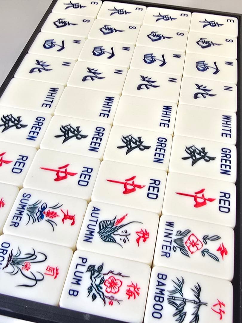 ☆希少•ヴィンテージ牌☆【US表記 海外仕様 オールホワイト ジャンボ牌