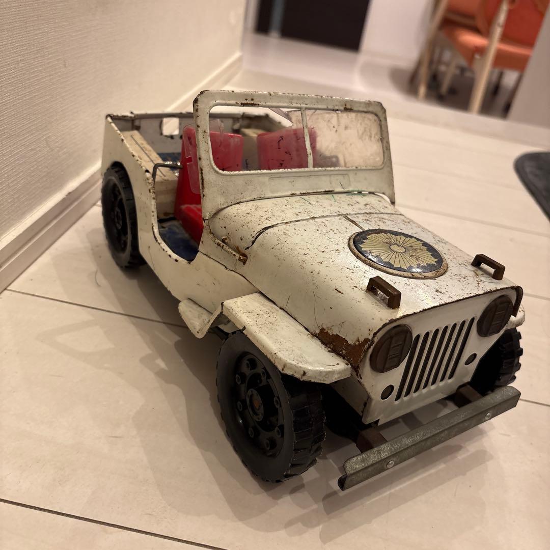 1950年代 ブリキのジープ jeep SHOWA製】昭和レトロ ブリキ製