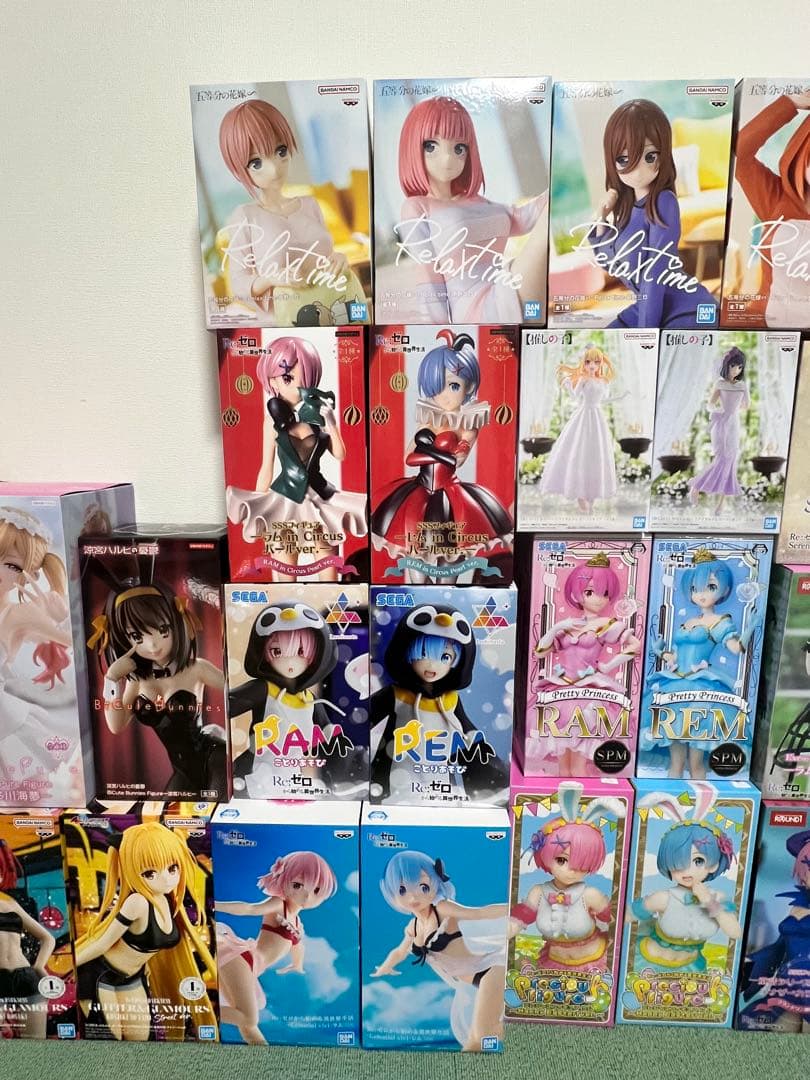 美少女 プライズ フィギュア まとめ売り 29個 リゼロ ToLOVEる 他