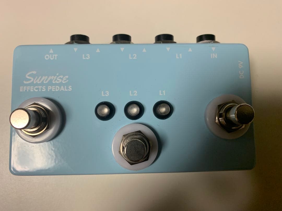 Sunrise Effects Pedals Polaris 3chスイッチャー Polaris【3ch プログラマブルスイッチャー】(マットブラック/ライト