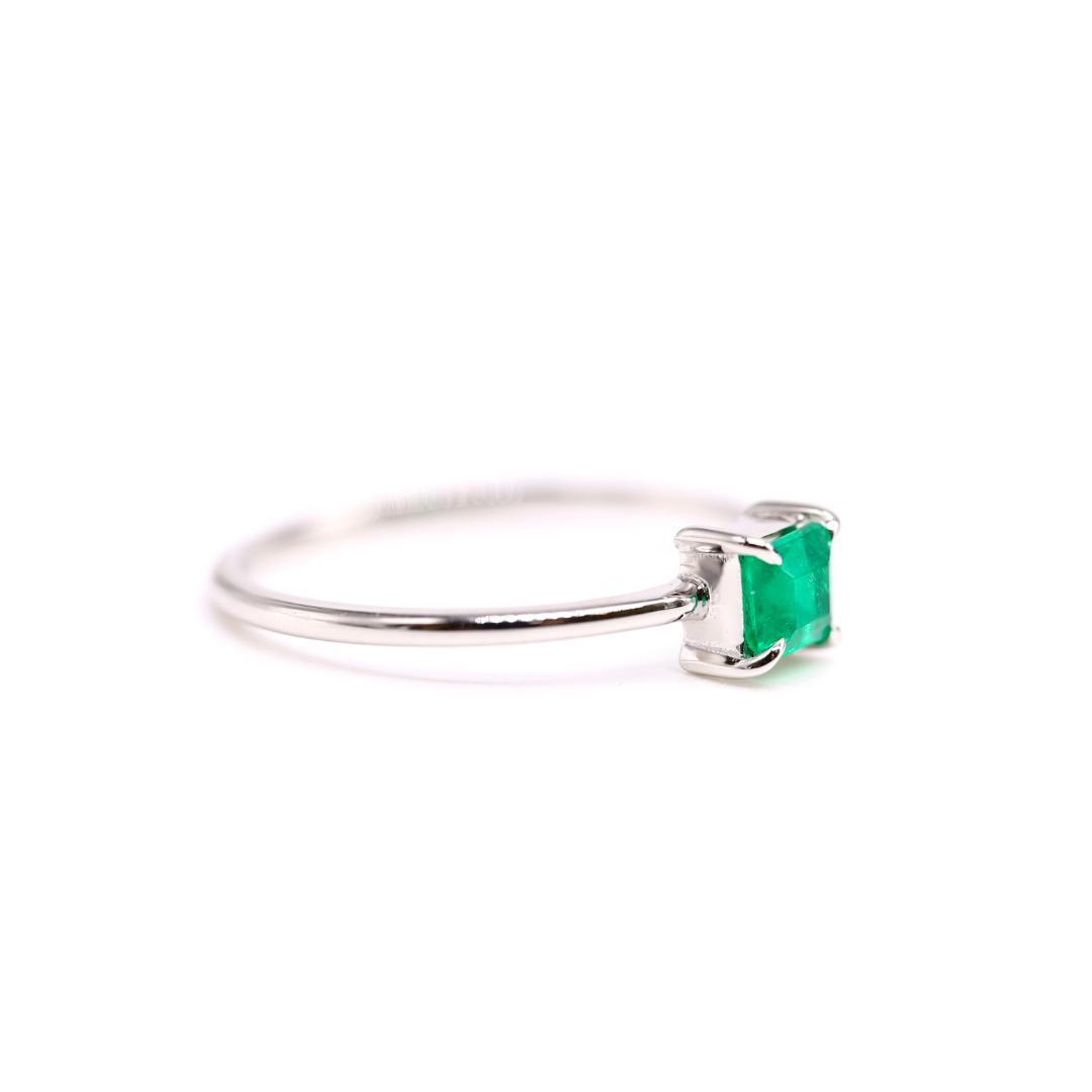 【天然コロンビアのエメラルド】リング 0.29cts ルース 宝石