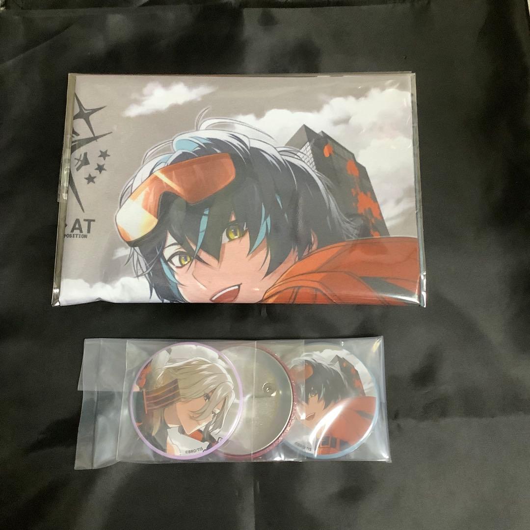 UN:LOGICAL アンロジカル アニメイト特典 布ポスター、缶バッジ - メルカリ
