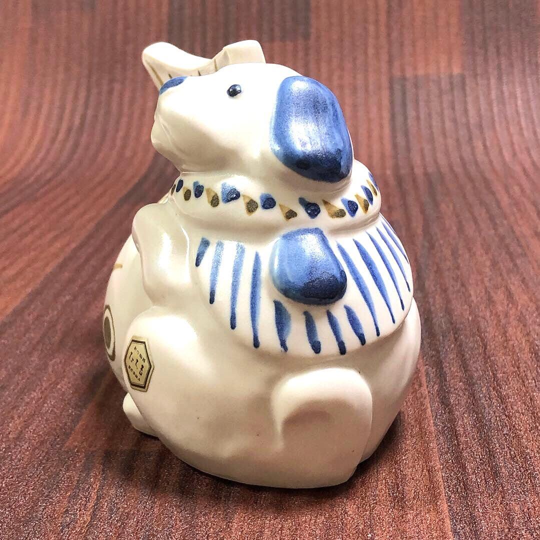 たち吉】 陶器 鯛と子犬 置物 - メルカリ