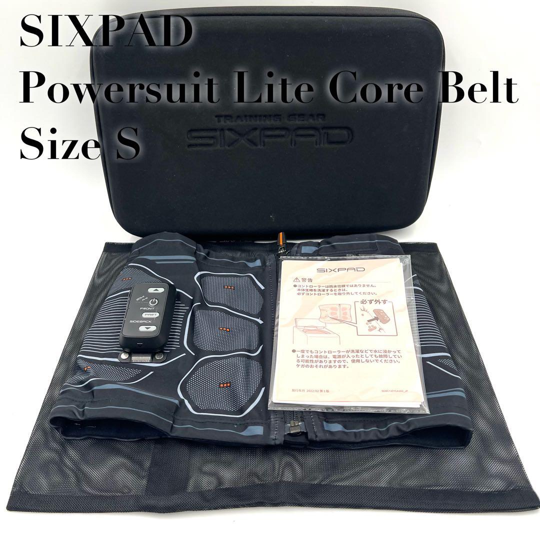 【美品】シックスパッド パワースーツライト コアベルト Sサイズ Amazon.co.jp: SIXPAD シックスパッド パワースーツ コアベルト