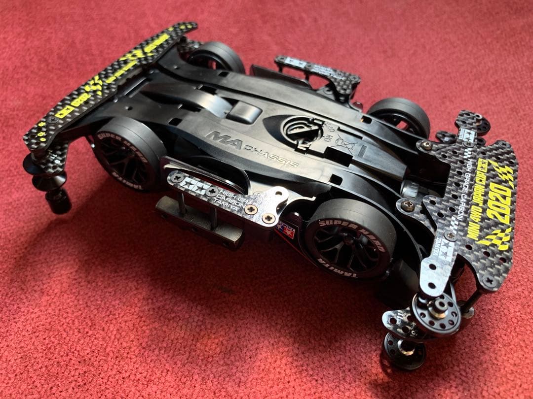 タミヤ ミニ四駆 トライゲイルブラックスペシャル カスタム - メルカリ