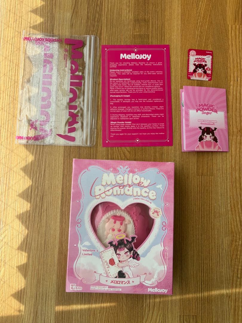 新品未開封　mellojoy スクイーズ　メロジョイ バレンタイン　ヒカレアウ Mellojoy バレンタイン ヒカレアウ スクイーズ メロジョイ 新品未開封