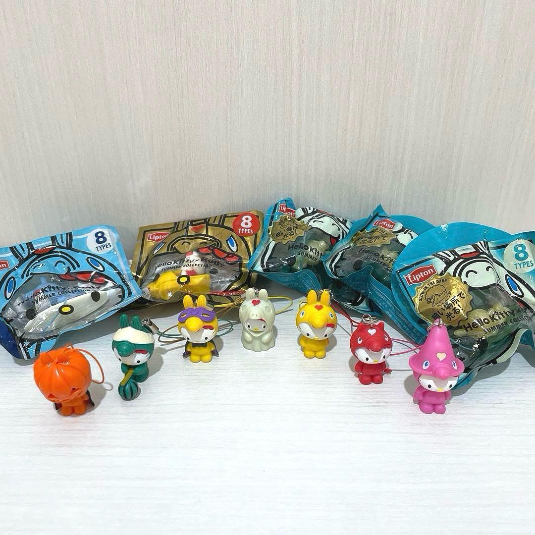 ハローキティ ロディ リプトン ストラップ コラボ 非売品 おまけ 12個