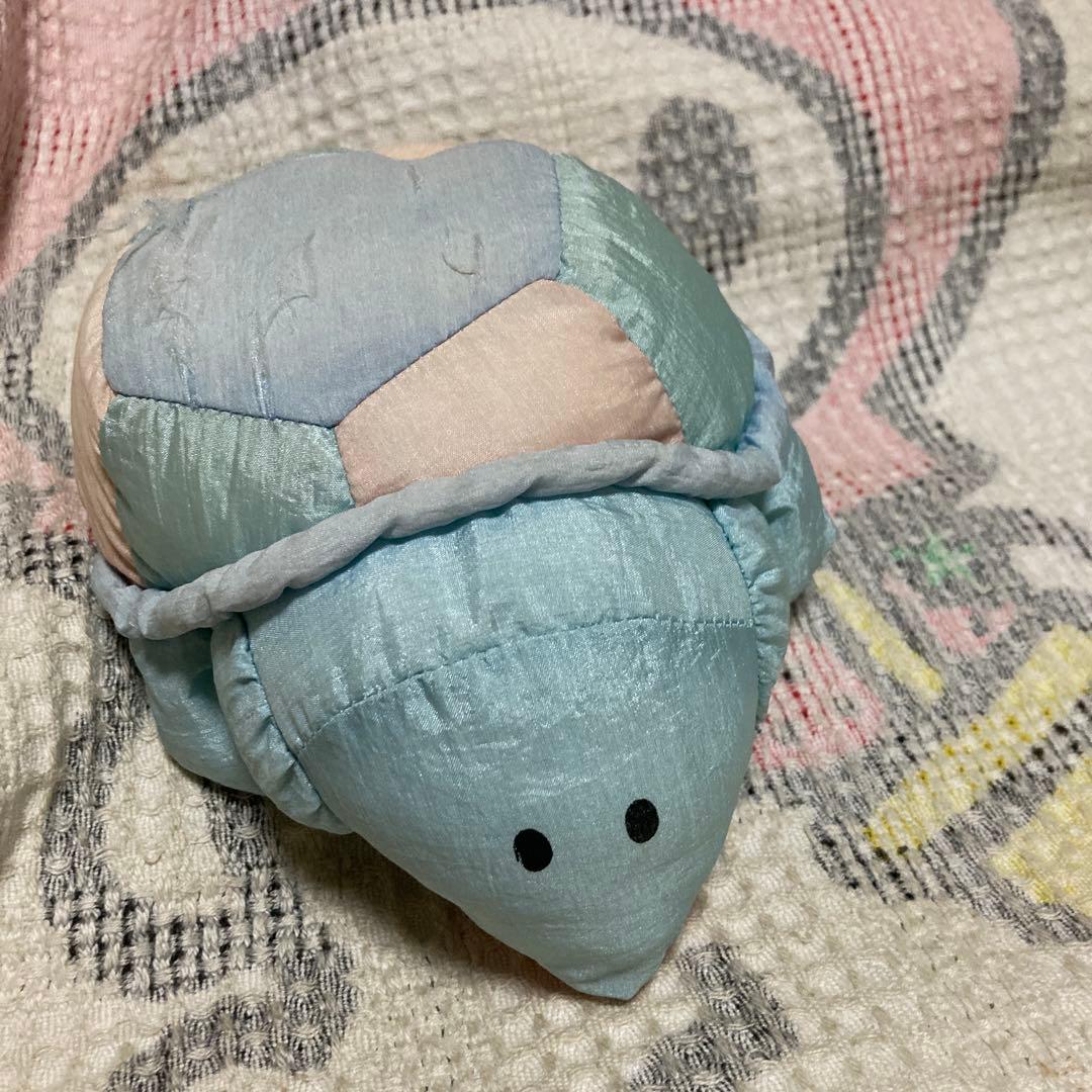 セキグチ フラッフィーバルーン カメ ぬいぐるみ 中古品 難あり品