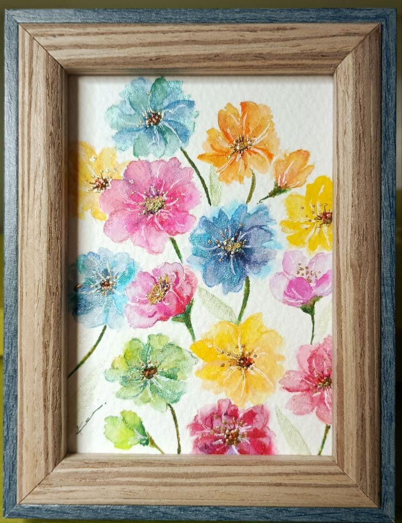 春の香りもお届けします 水彩画原画 - メルカリ