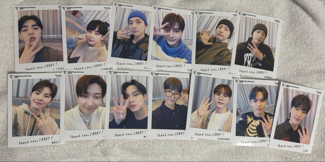 SEVENTEEN セブチ カラモバ 2022 W会員 ポロライド風写真 セット