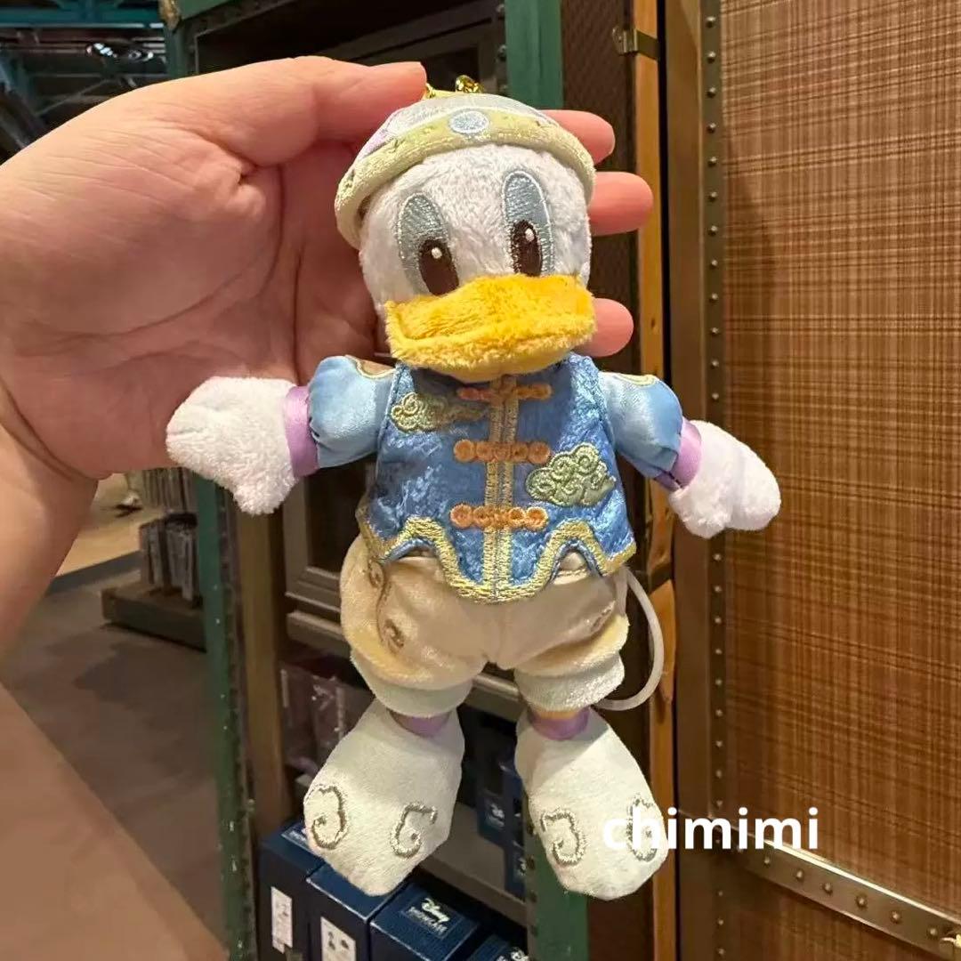 上海ディズニー 2024中秋節 リーナベル ぬいぐるみキーチェーン 上海