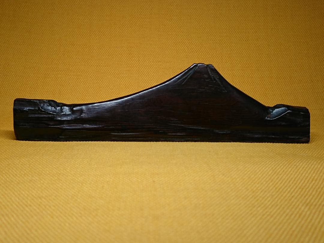 ビンテージ　富士山　木彫り　置物　インテリア　工芸品　美術品　A2689 Amazon.co.jp: 翠雲彫り 手彫り彫刻 伝統工芸士 置き物 富士山 ヒノキ