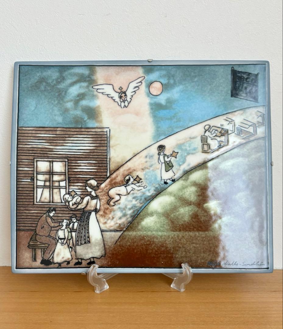 【希少品】ARABIA ヘルヤ SSKK \"Elämänkaari\" 特大陶板