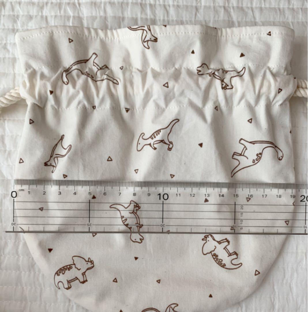 ✳︎専用✳︎再販✳︎ハンドメイド✳︎ダイナソー 恐竜 丸型巾着の通販