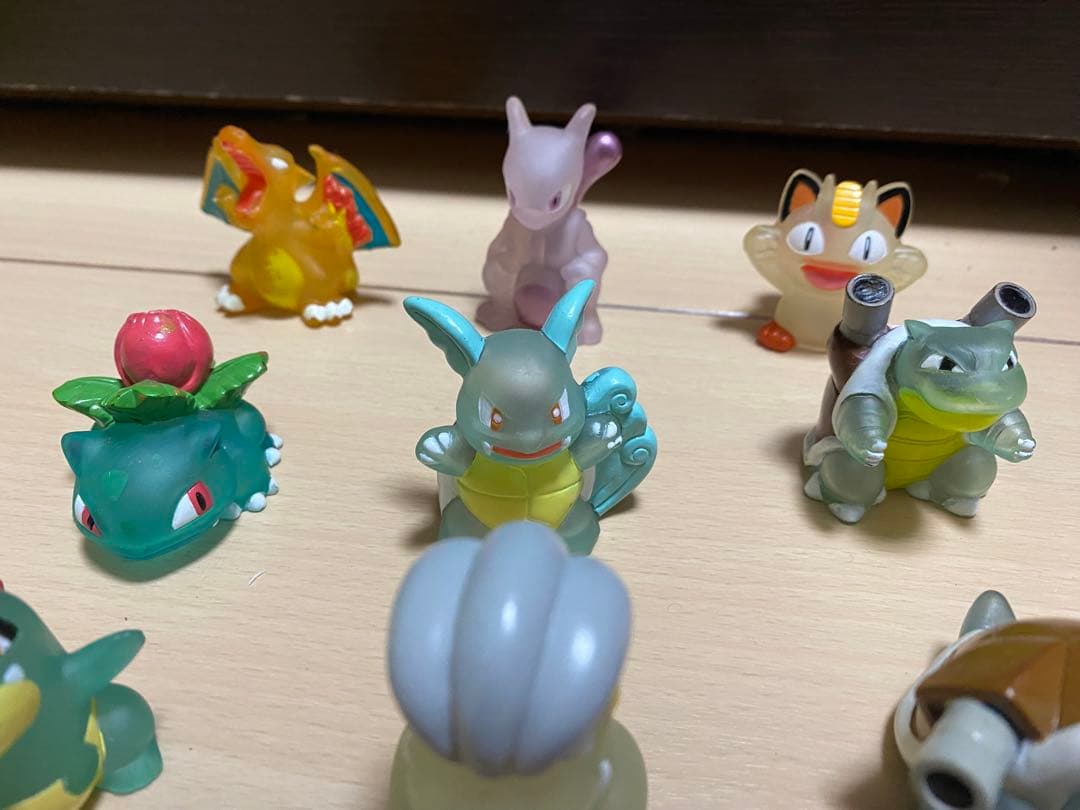 ポケモンキッズ 指人形 クリアver タツベイ カメックス アリゲイツ
