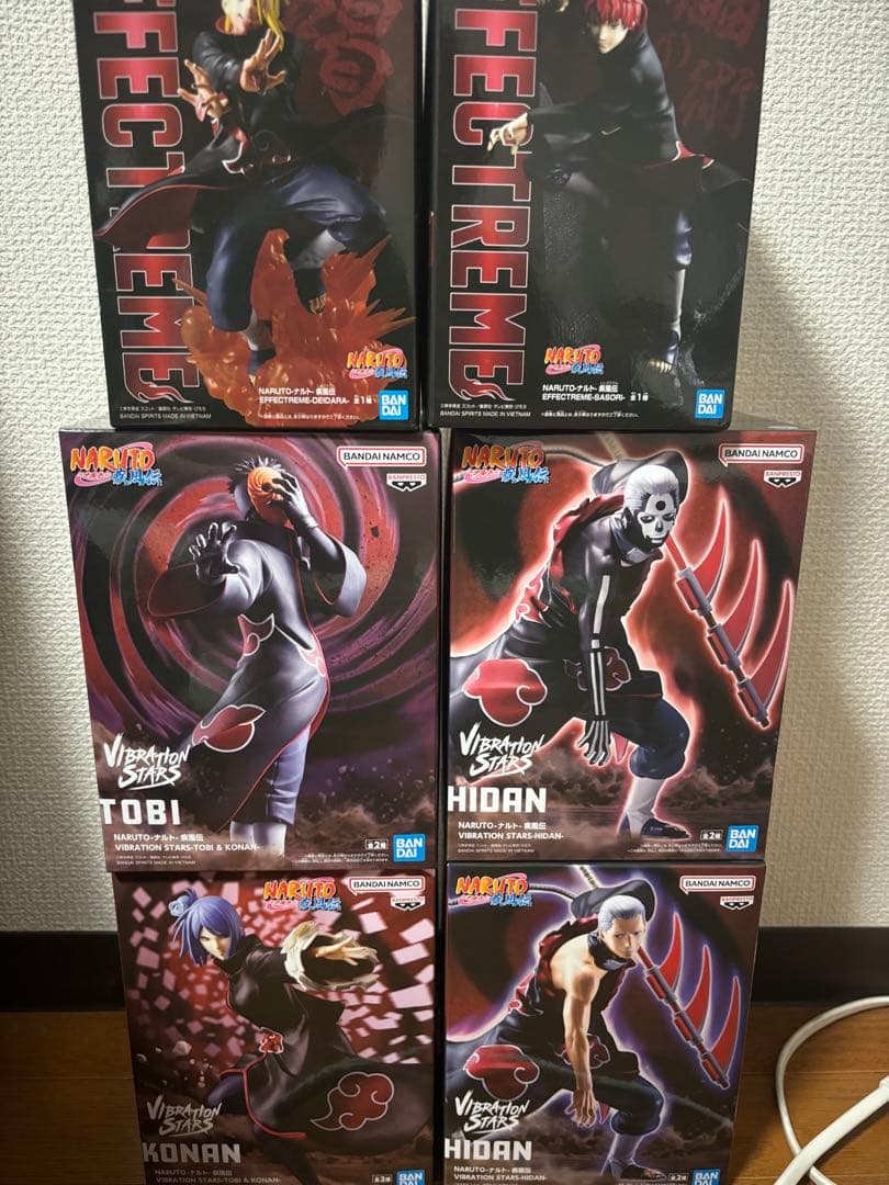 最新NARUTO暁プライズフィギュア6体セットまとめ売り