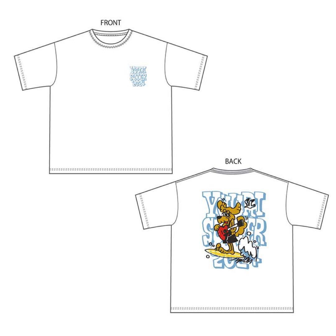 優里2024年200万人ツアーサマーDOGホワイトTシャツ Lサイズ - メルカリ