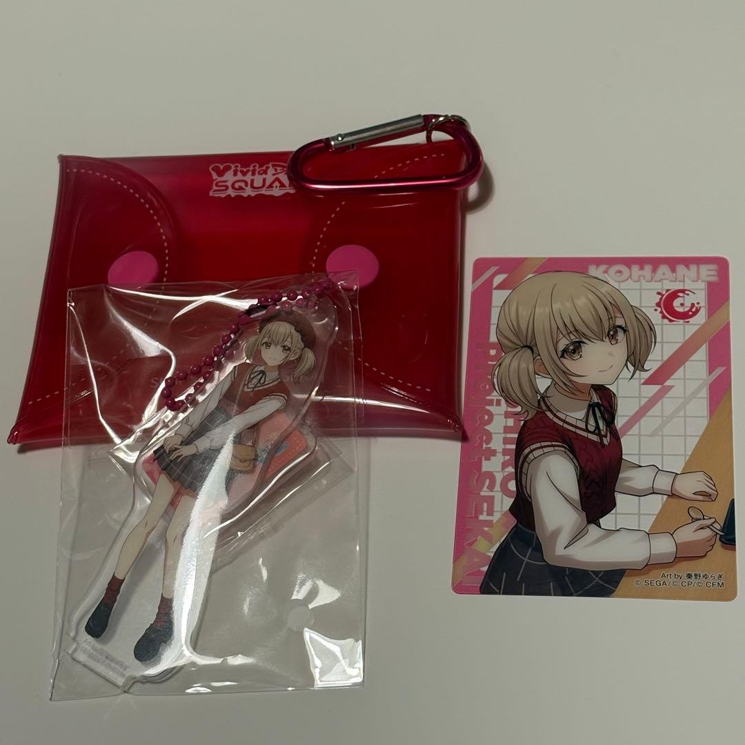 プロセカ スシロー アクリルスタンド マルチポーチ 小豆沢こはね