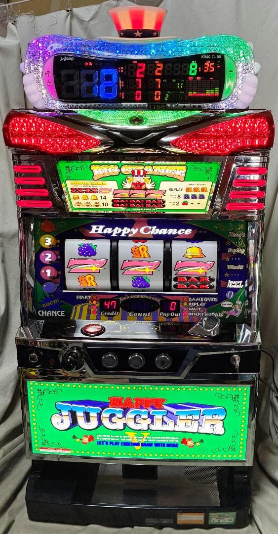 SハッピージャグラーVIII【現行6号機】（ジャグランプ付属＆コイン不要