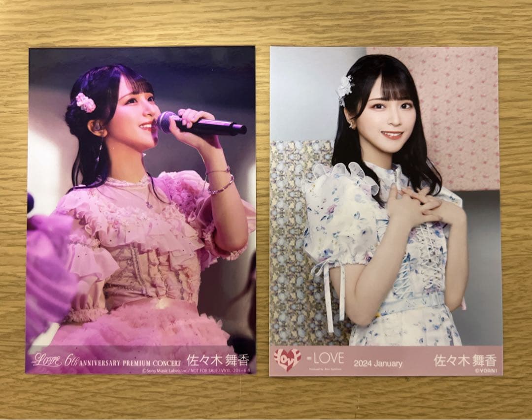 イコラブ 佐々木舞香 6周年コンサート 生写真 円盤 封入特典 ＋おまけ