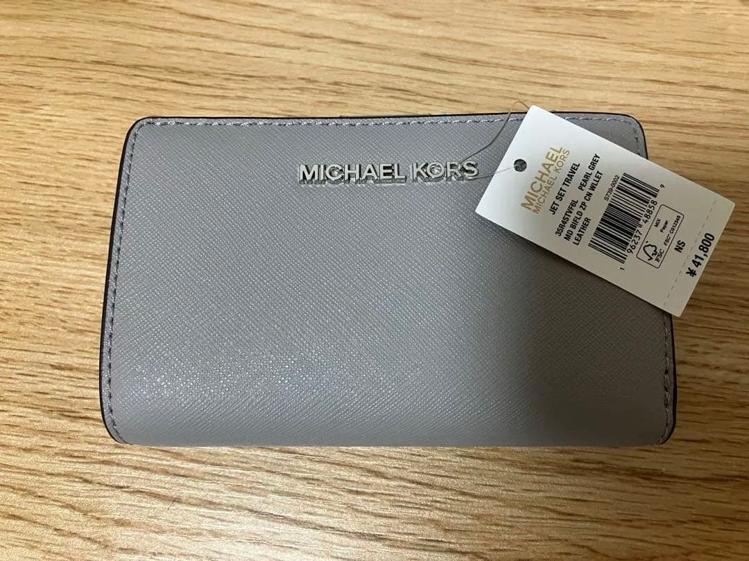 マイケルコース　財布　折りたたみ　グレー マイケルコース MICHAEL KORS 財布 （グレー） -waja bazar - 海外