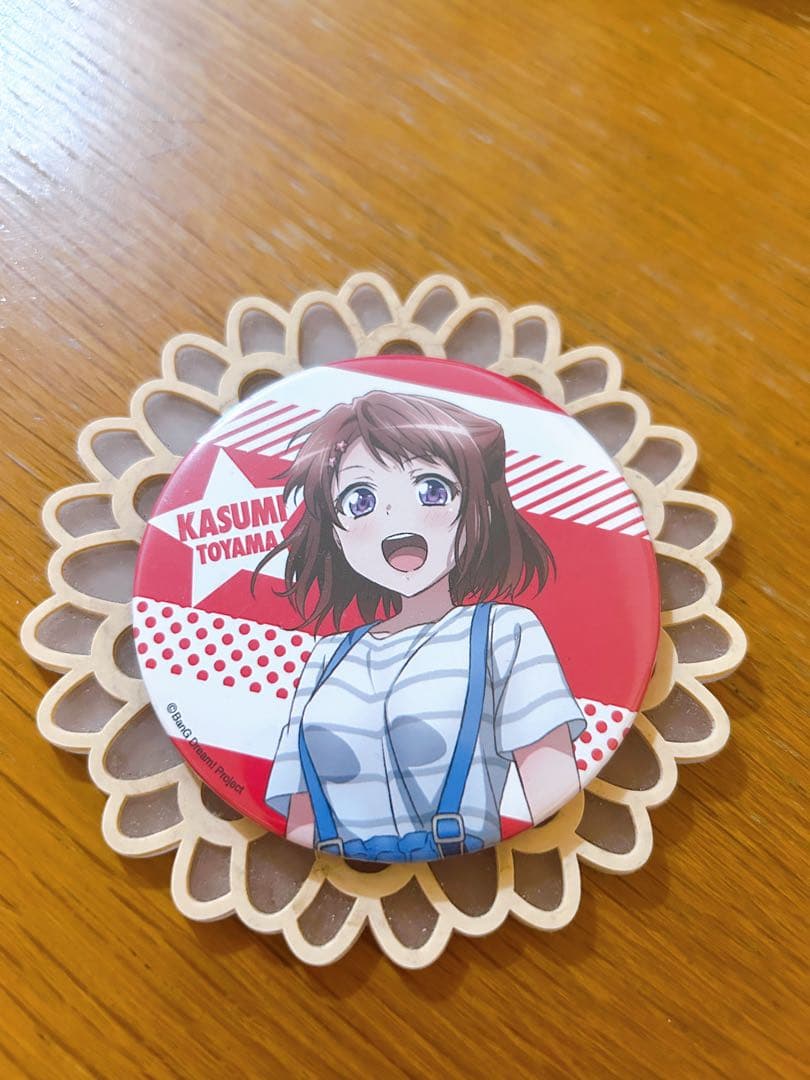 ・戸山香澄　OVA　缶バッジ　1個 BanG Dream 10th Anniversary 缶バッジ 戸山香澄 ホログラム缶バッジ