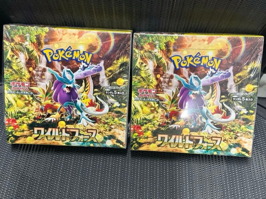 ポケカ ワイルドフォース 未開封シュリンク付き2Box - メルカリ