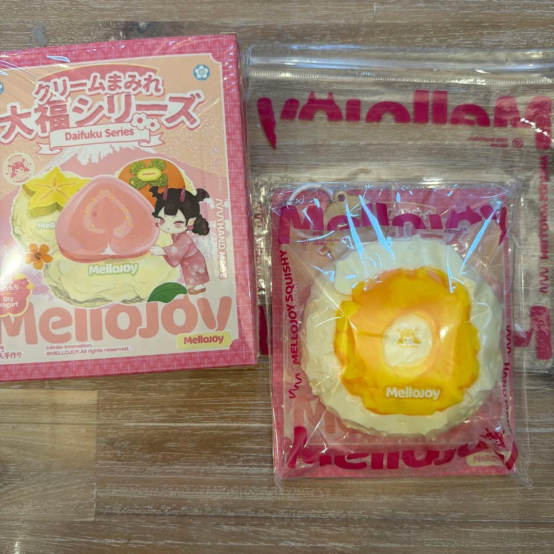 Mellojoy メロジョイ スクイーズ 大福シリーズ パイナップル 捏捏