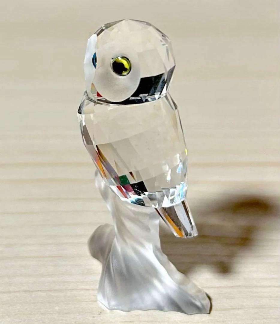 スワロフスキー 木の上(枝の上)のふくろう 絶版 119442 美品！ - メルカリ