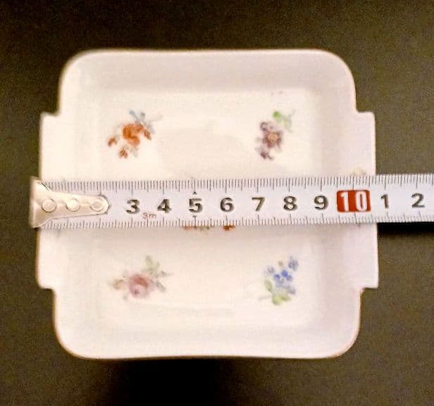 Meissen マイセン ベーシックフラワースクエアトレイ 角皿
