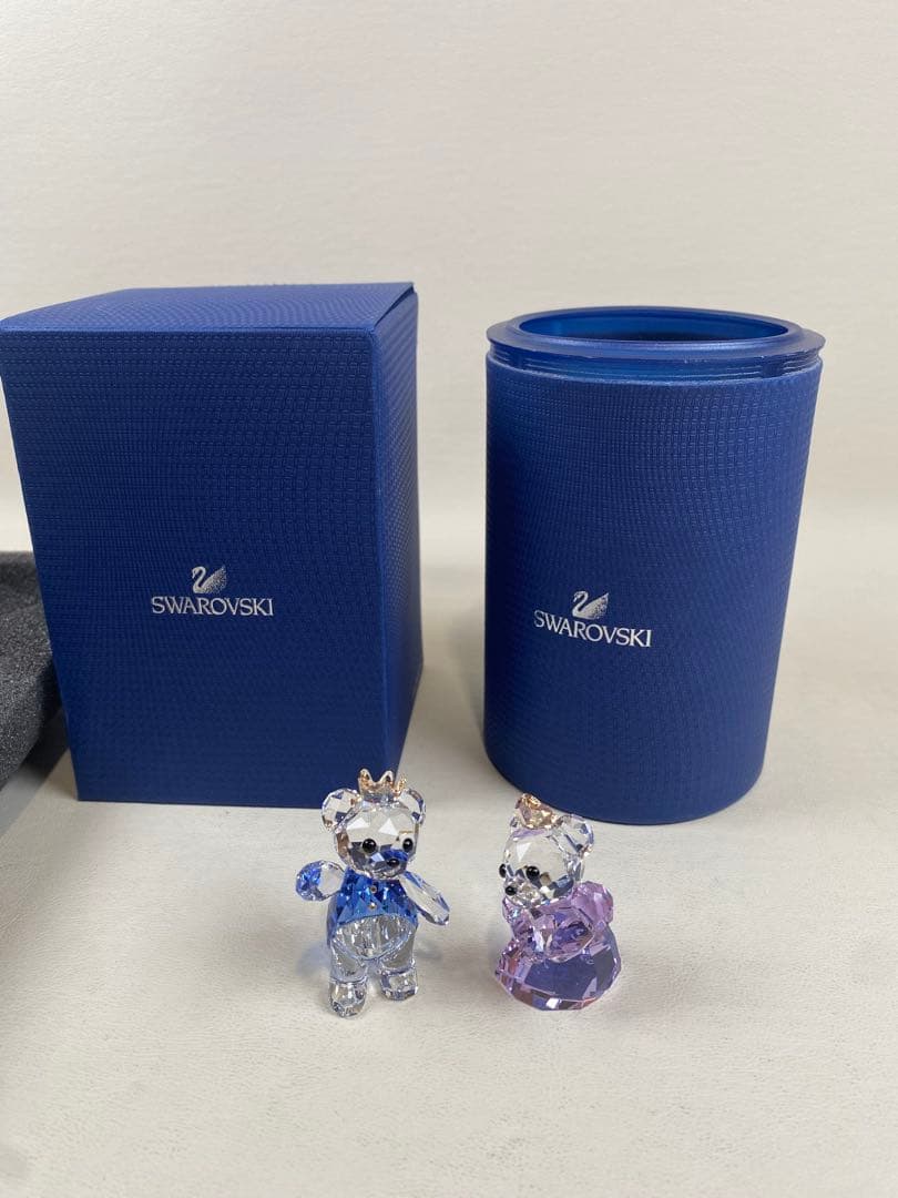 置物 SWAROVSKI KRIS BEAR PRINCE&PRINCESS Amazon.com: Swarovski Crystal Kris Bear- Prince & Princess